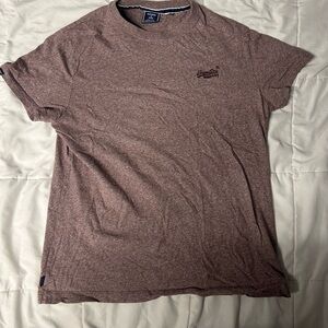 Superdry Men's Heathered Brown Tee